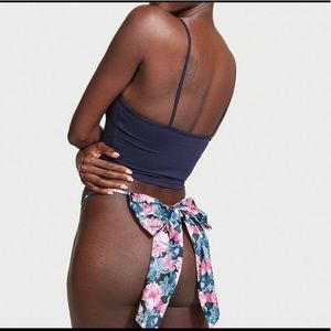 VS SATIN BOW V-STRING PANTY